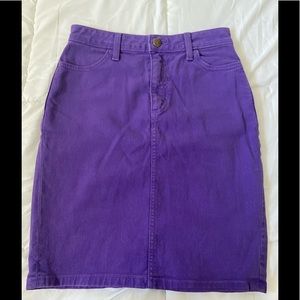 American Apparel denim skirt